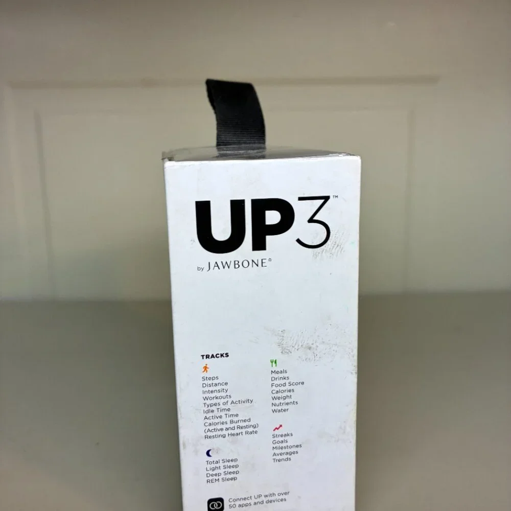 UP3 Jawbone Bluetooth Wireless Activity Sleep Heart Rate & Fitness Tracker Gray